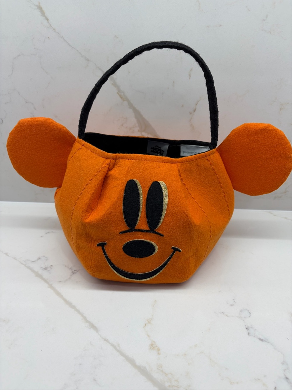 Pottery Barn Kids Disney Mickey Mouse Pumpkin Halloween Trick-or-Treat Bag
